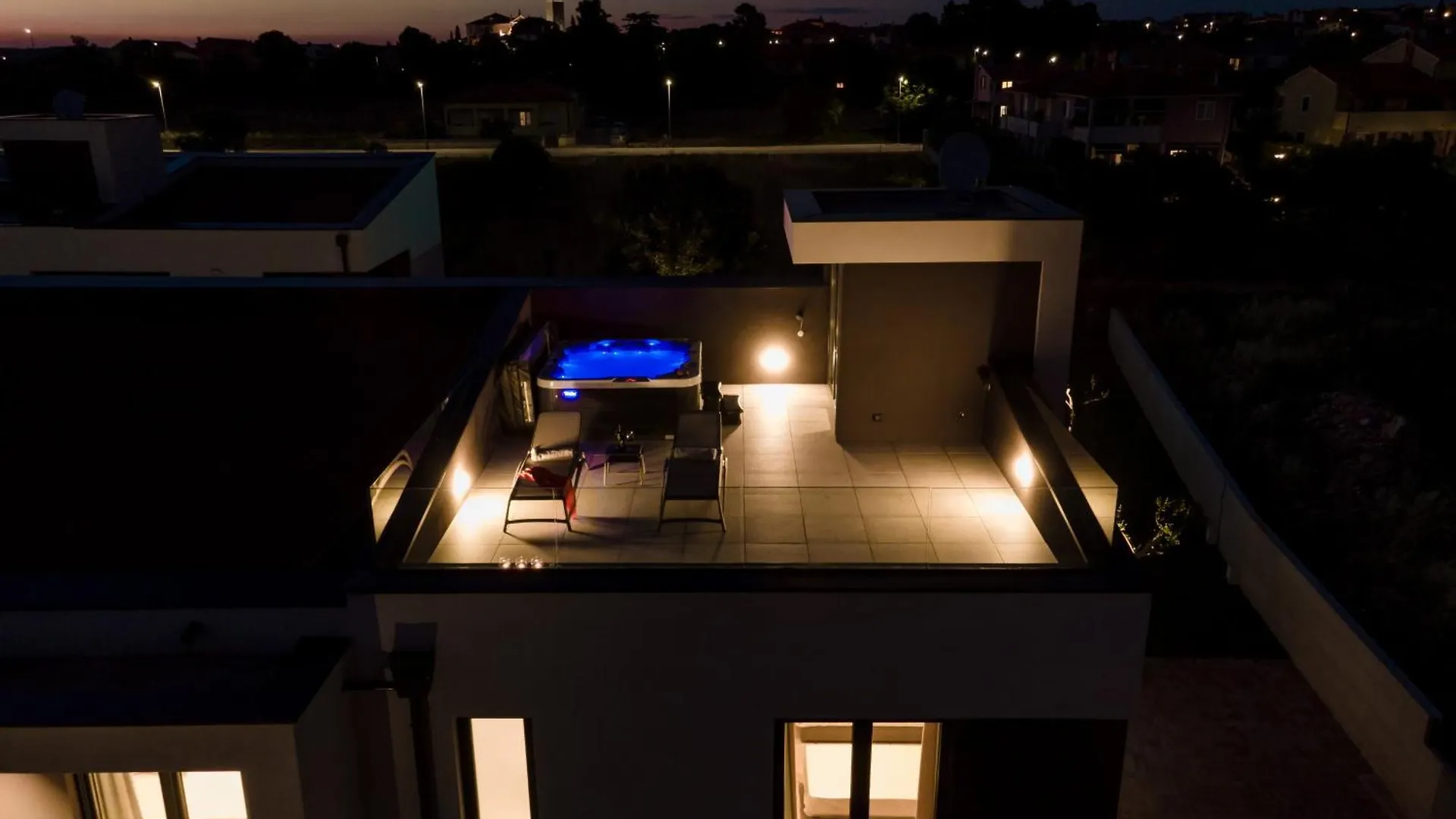 Villa Arestea Near Pula With Sea View, Wellness & Playground Vodnjan